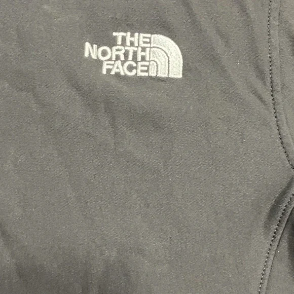 The North Face Softshell Jacket Womens Black Hooded Full Zip Lightweight - Picture 2 of 10
